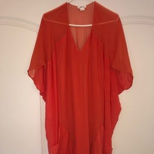 Helmut Lang coral dress size L